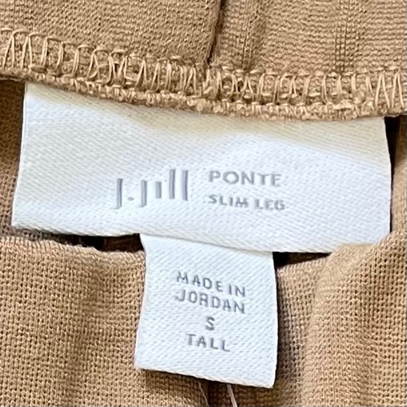 J Jill Ponte Slim Leg Pants, Size S Tall, New with Tags - Picture 9 of 14